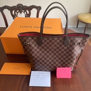🔺SOLD🔺 Louis Vuitton Neverfull MM Damier Ebene